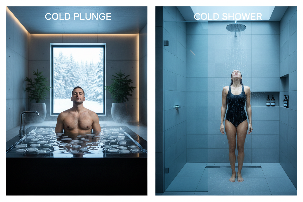 Cold Plunge vs. Cold Shower: Unpacking the Real Health Benefits
