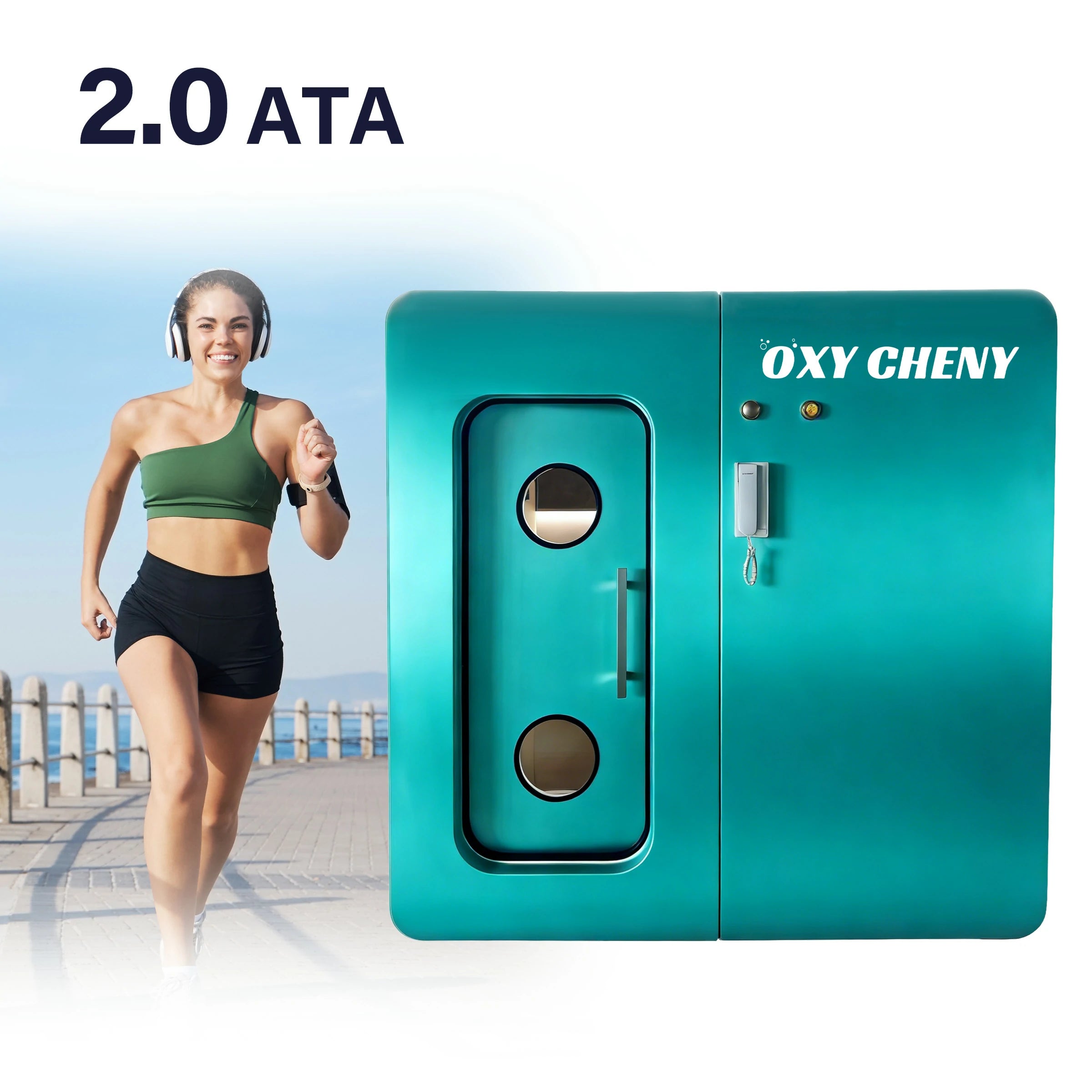 Premium Dual-Seat Hard-Shell Hyperbaric Chamber-CY7