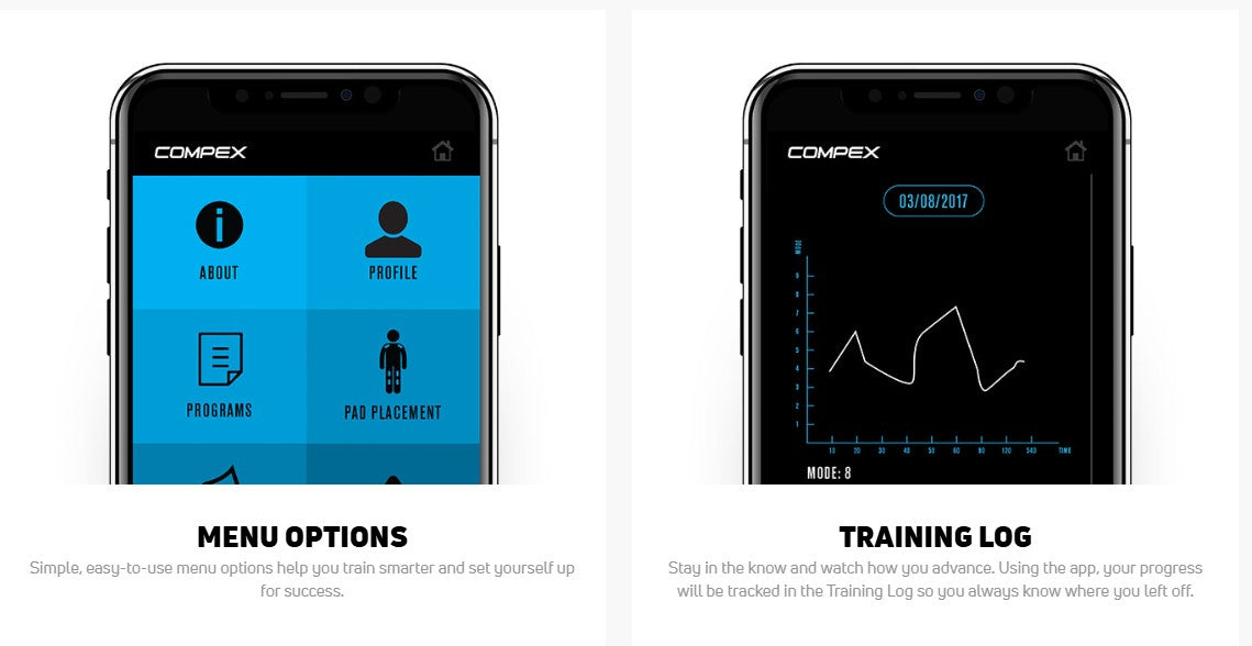 Compex Mini Wireless Muscle Stimulator with TENS (2 Pods)
