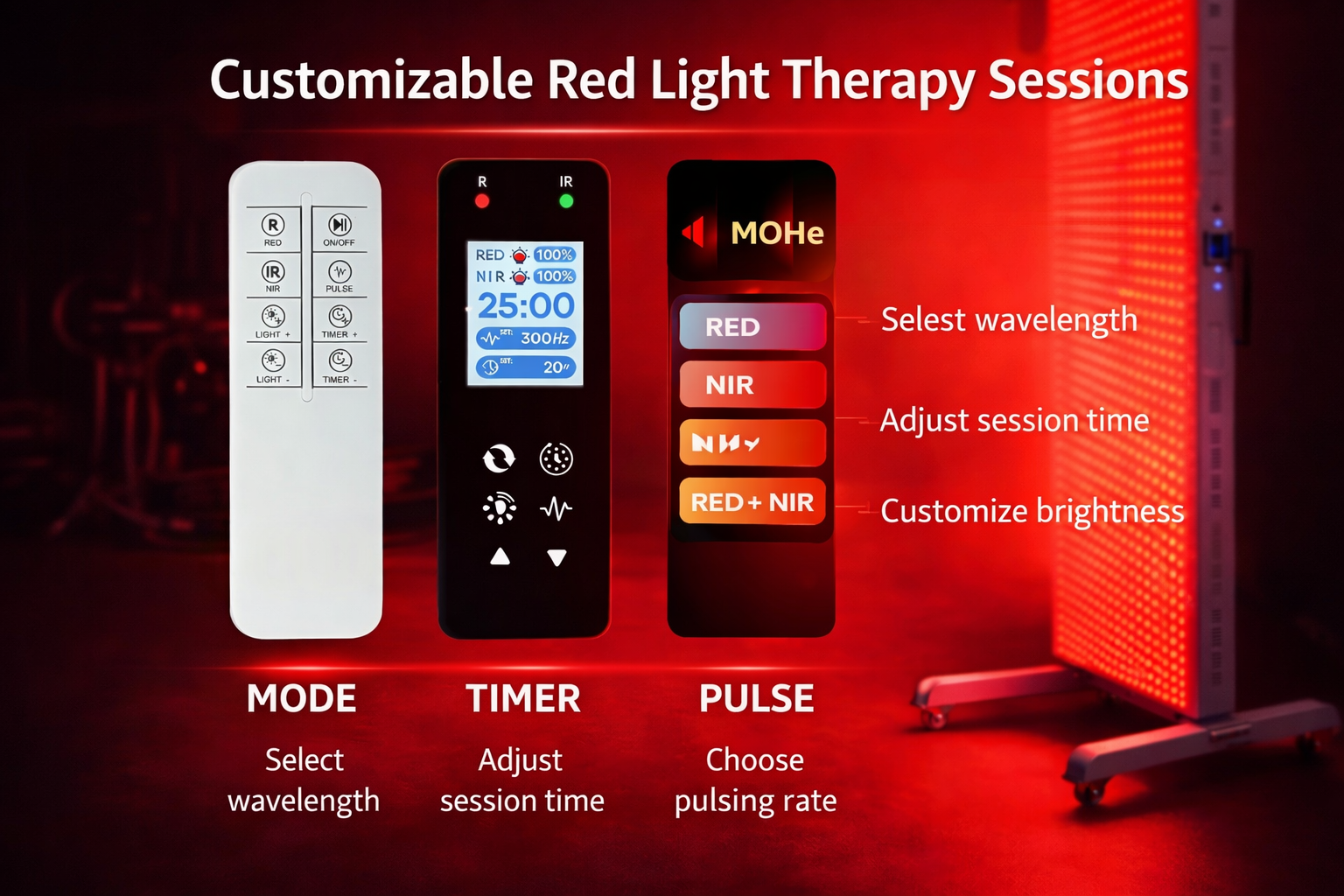 SN6000 Full-Body Red & Near-Infrared Light Therapy Panel
