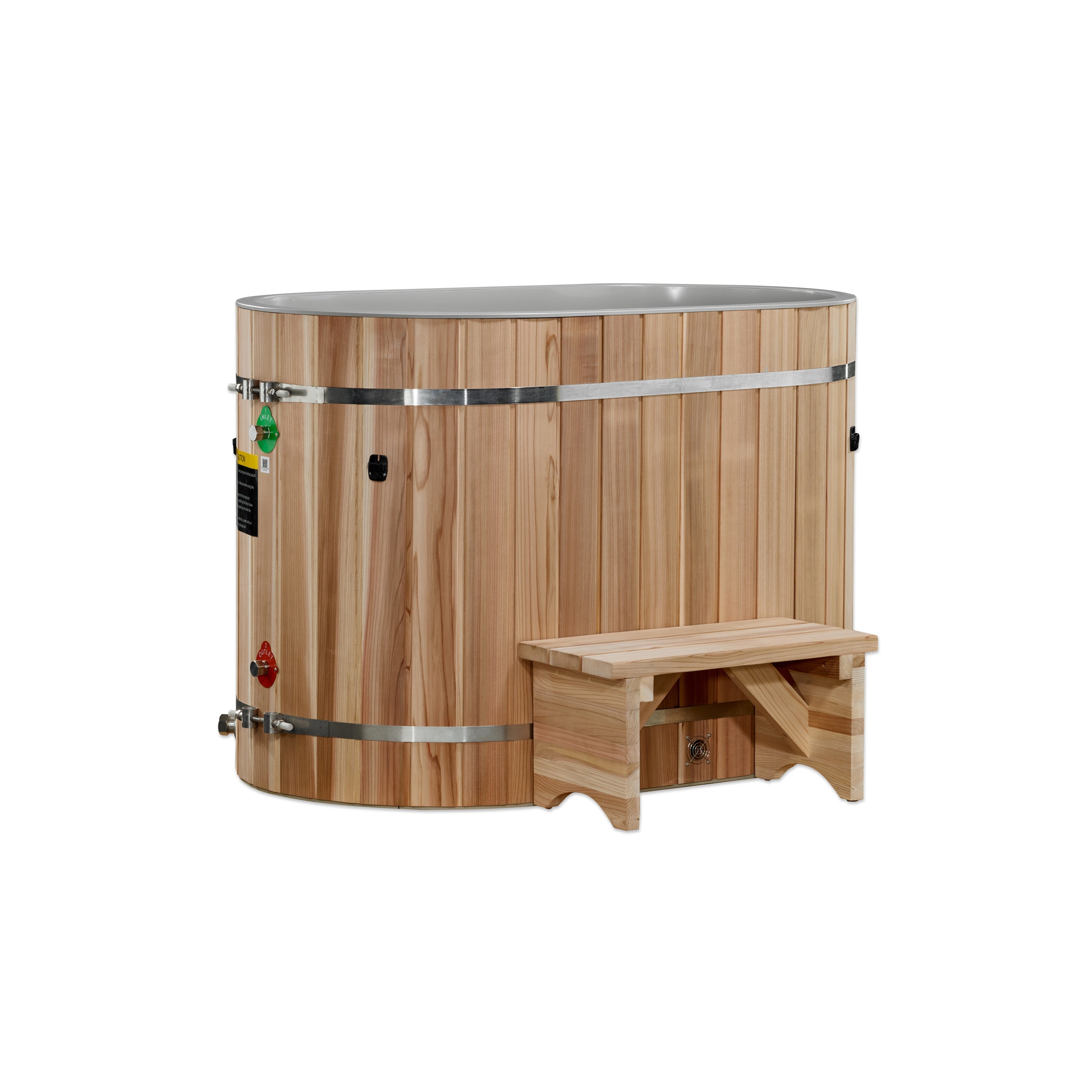 Dynamic Oval Barrel Pacific Cedar Cold Plunge