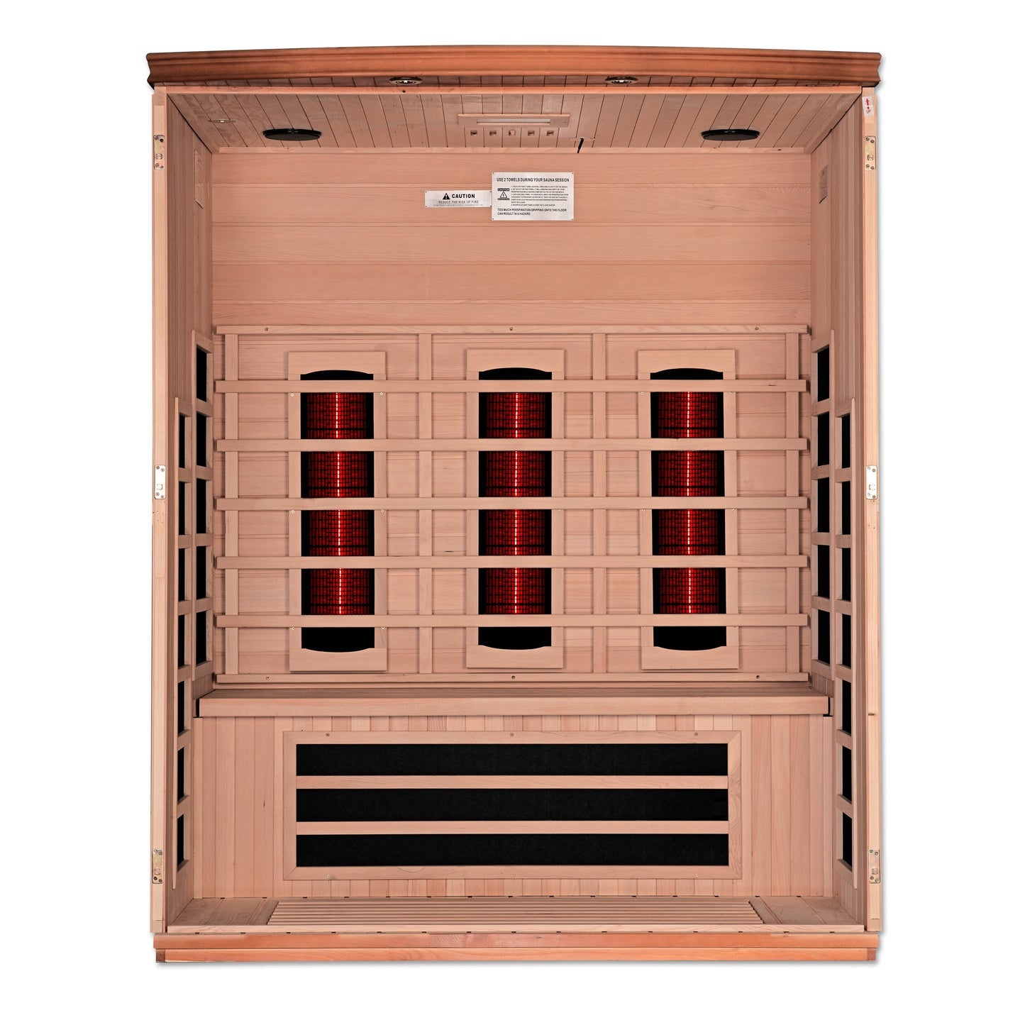 Dynamic “Lugano” 3 Person Full Spectrum IR Sauna (DYN-6336-03 FS)