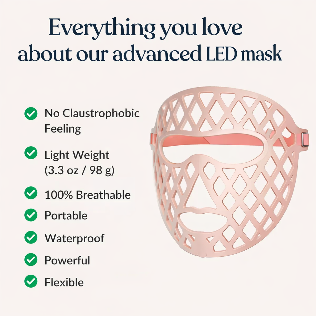 SNM9 Ultra Lightweight Hollow LED Face Mask