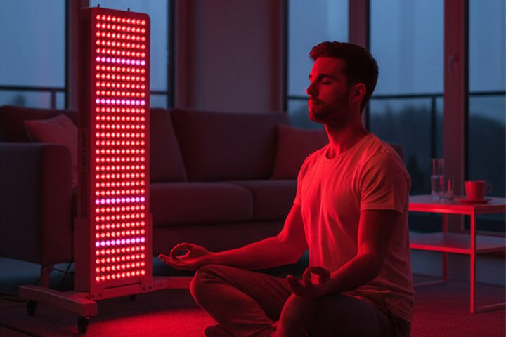 Rolling Floor Support Stand (XL / XXL) — Mobile Base for Large Red Light Panels