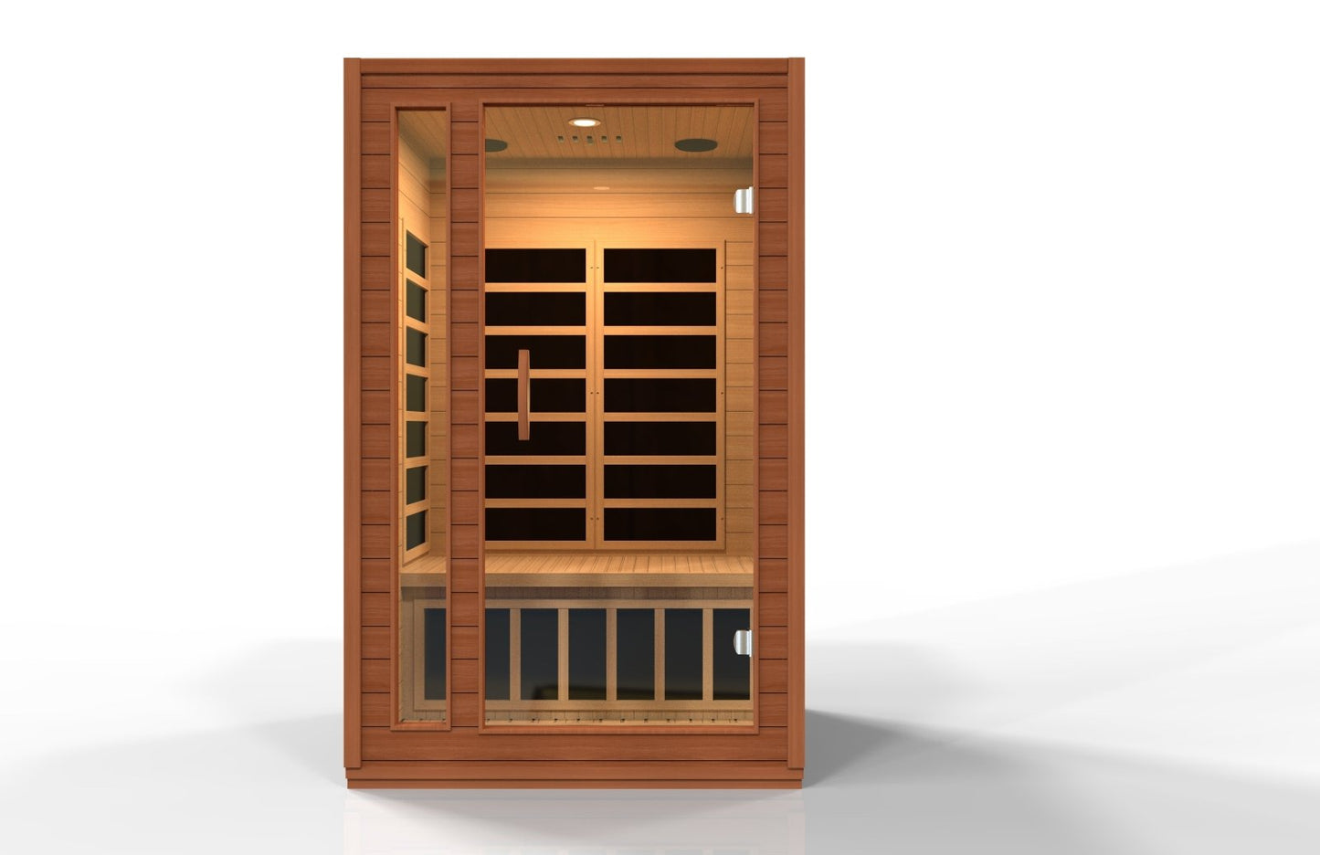 Dynamic "Avila Elite" FAR Infrared Sauna Ultra Low EMF with Hemlock Wood