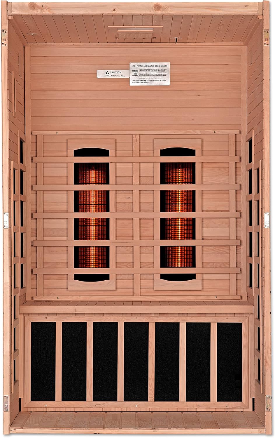 Santiago Elite 2-Person Ultra Low EMF FAR Infrared Sauna