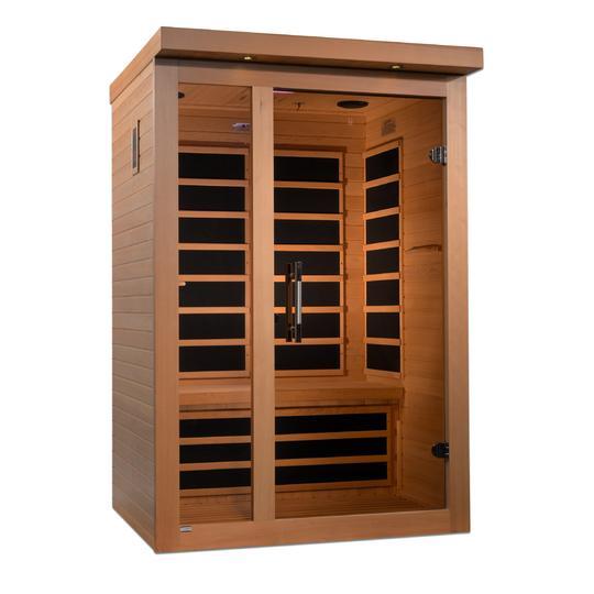 Dynamic "Llumeneres" FAR Infrared Sauna Ultra Low EMF with Hemlock Wood
