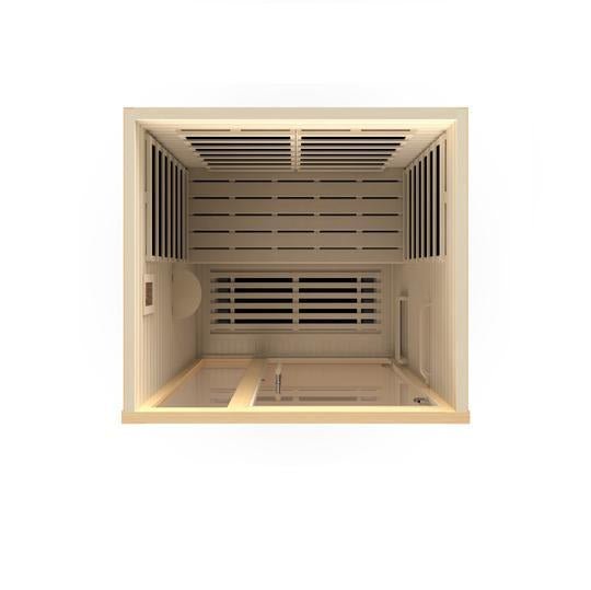 Dynamic "Llumeneres" FAR Infrared Sauna Ultra Low EMF with Hemlock Wood
