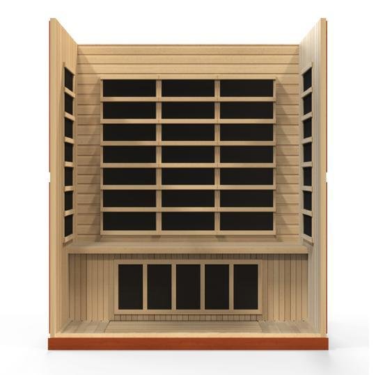 Dynamic "Bergamo Elite" Infrared Sauna Ultra Low EMF with Canadian Hemlock