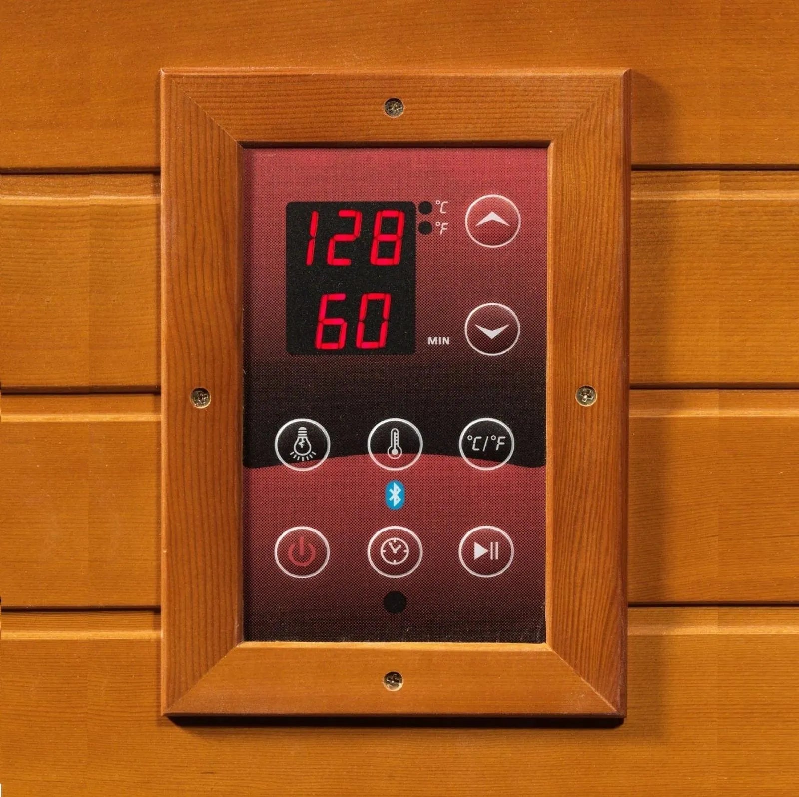 Bergamo Elite Ultra Low EMF FAR Infrared Sauna by Dynamic