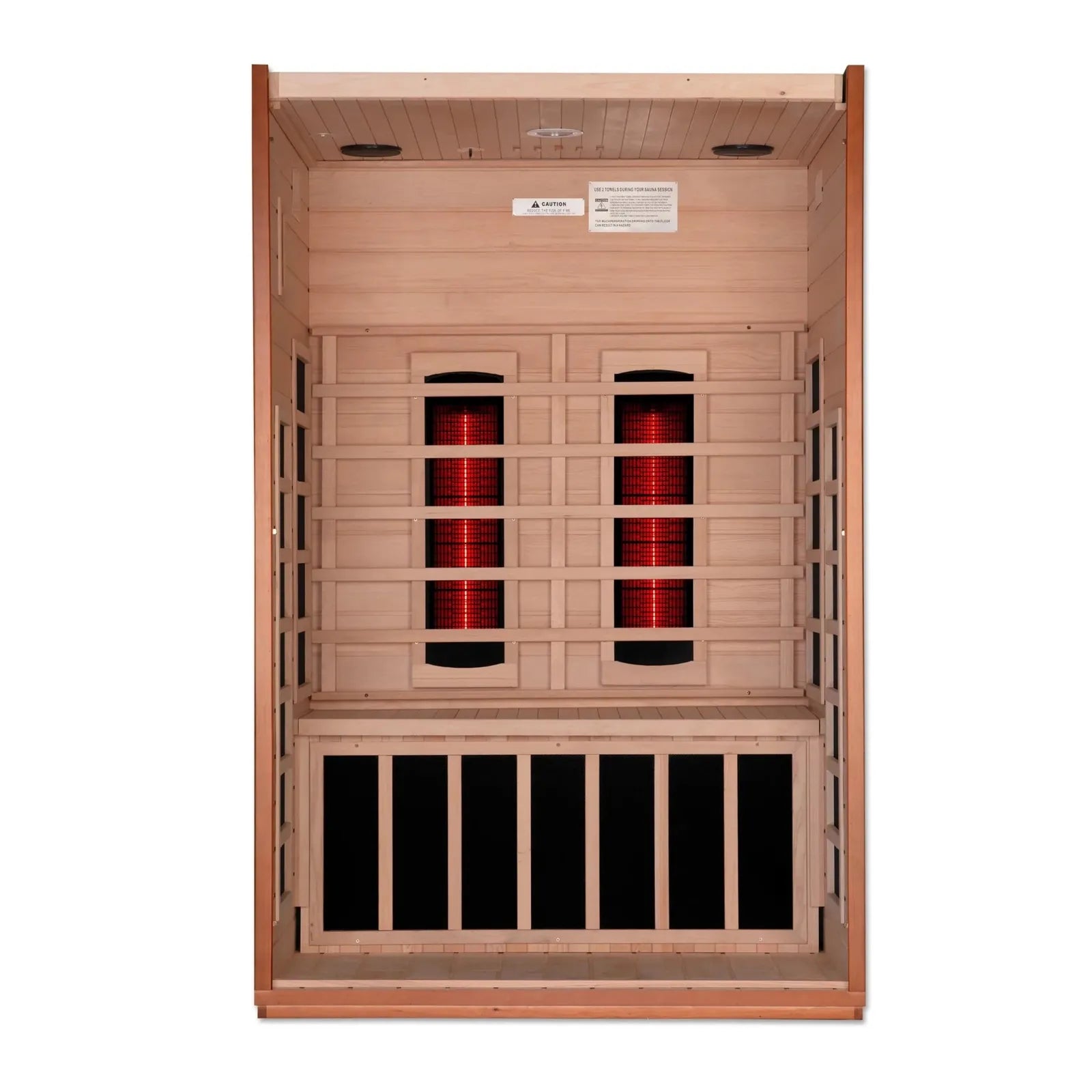 Cardoba 2-Person Full Spectrum Infrared Sauna – Canadian Hemlock by Dynamic