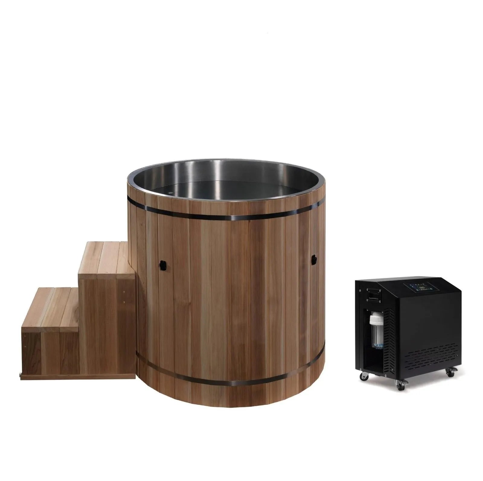 Dynamic Barrel – 304 Stainless Steel Cold Plunge by Dynamic Cold Therapy