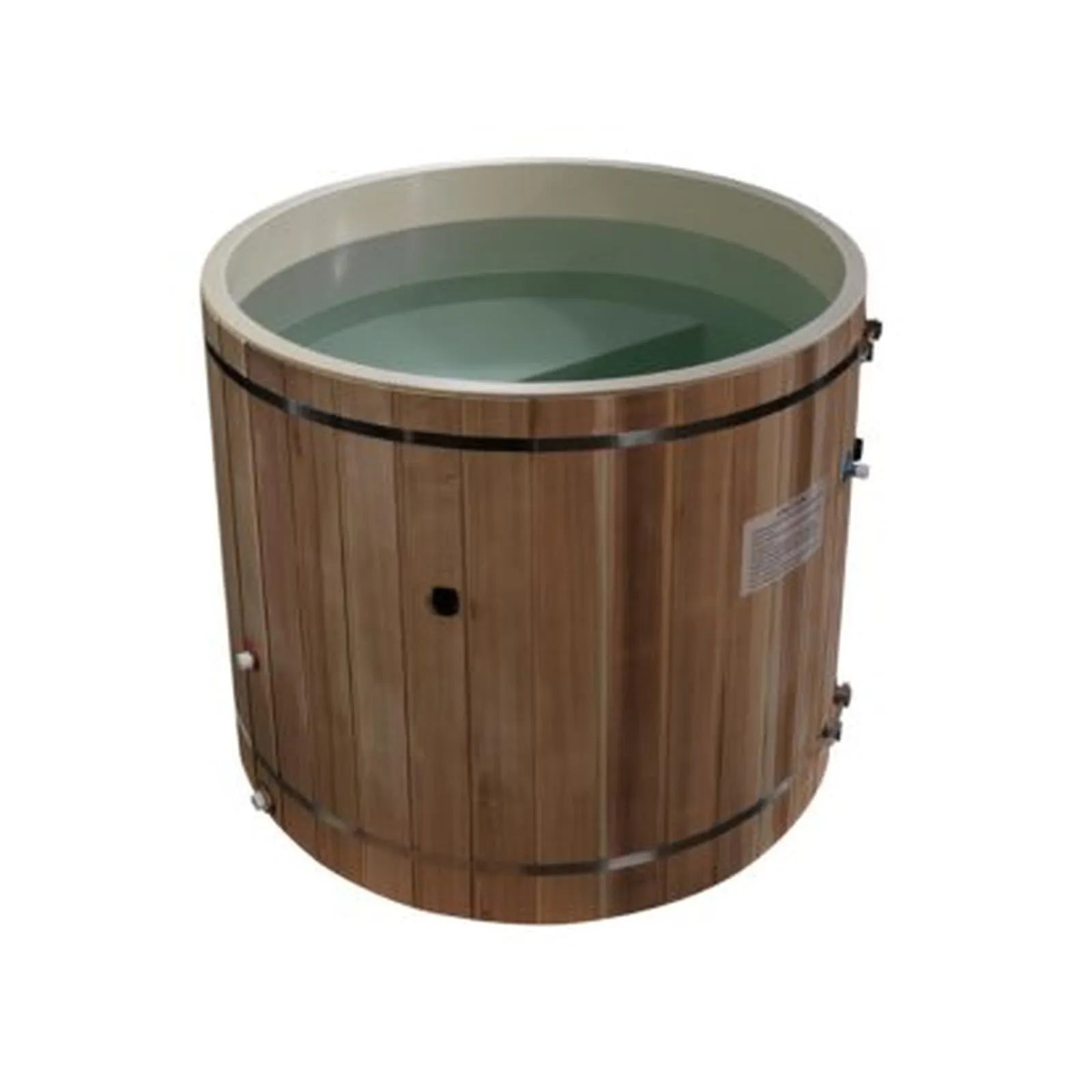 Dynamic Cedar Barrel Spa – Insulated Plastic Cold Plunge by Dynamic Cold Therapy