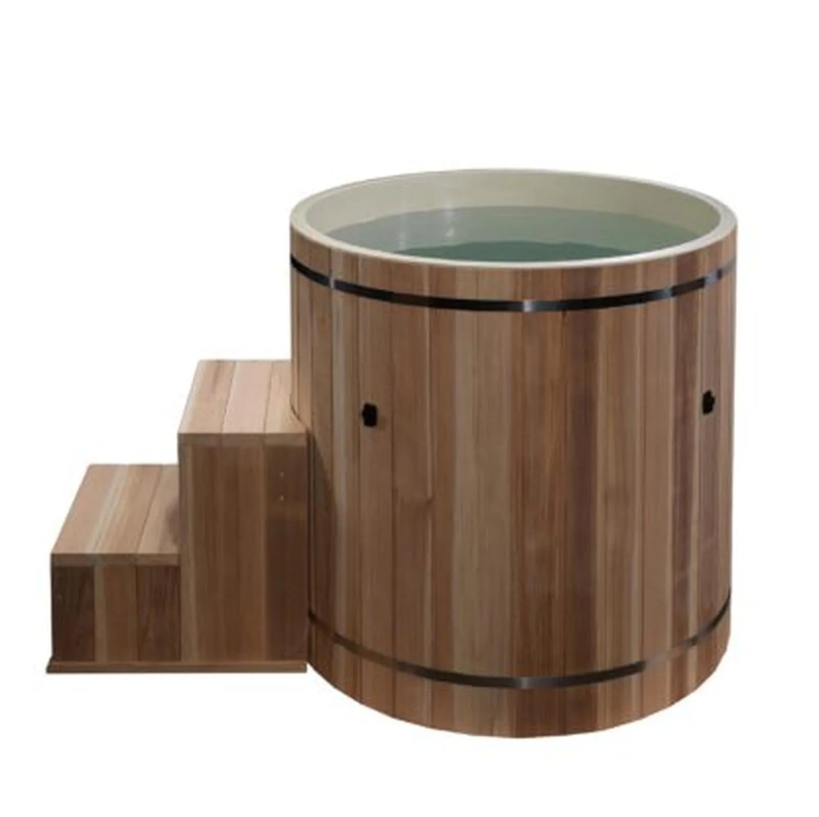 Dynamic Cedar Barrel Spa – Insulated Plastic Cold Plunge by Dynamic Cold Therapy