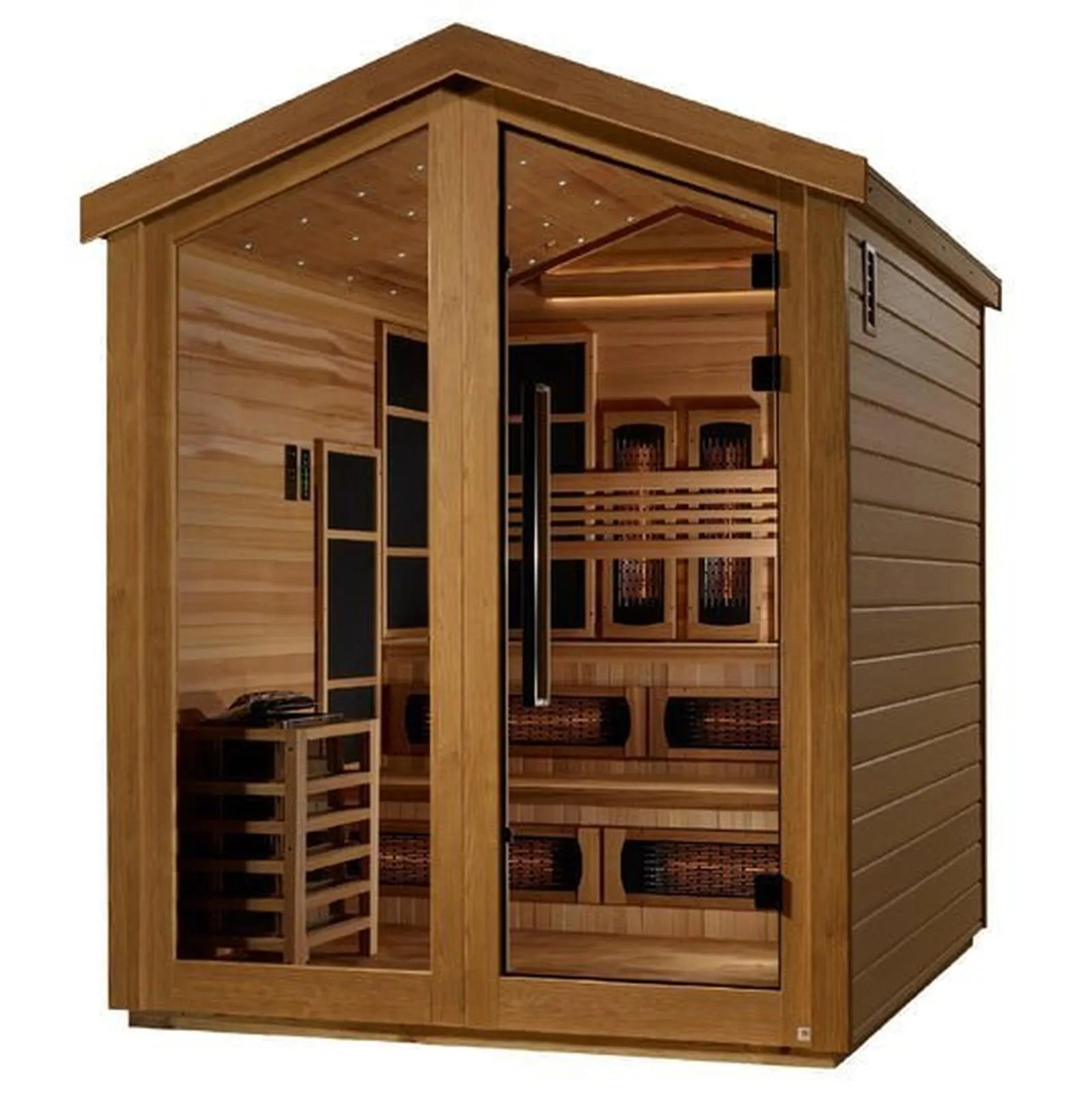 Kaskinen 6-Person Outdoor Hybrid Sauna by Dynamic