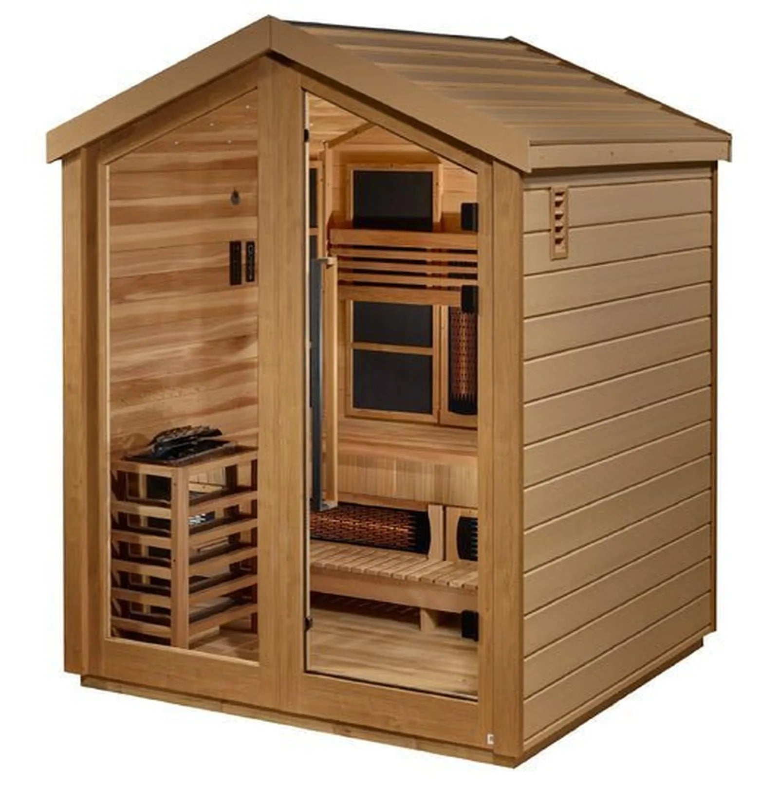 Loviisa 3-Person Outdoor Hybrid Sauna by Dynamic
