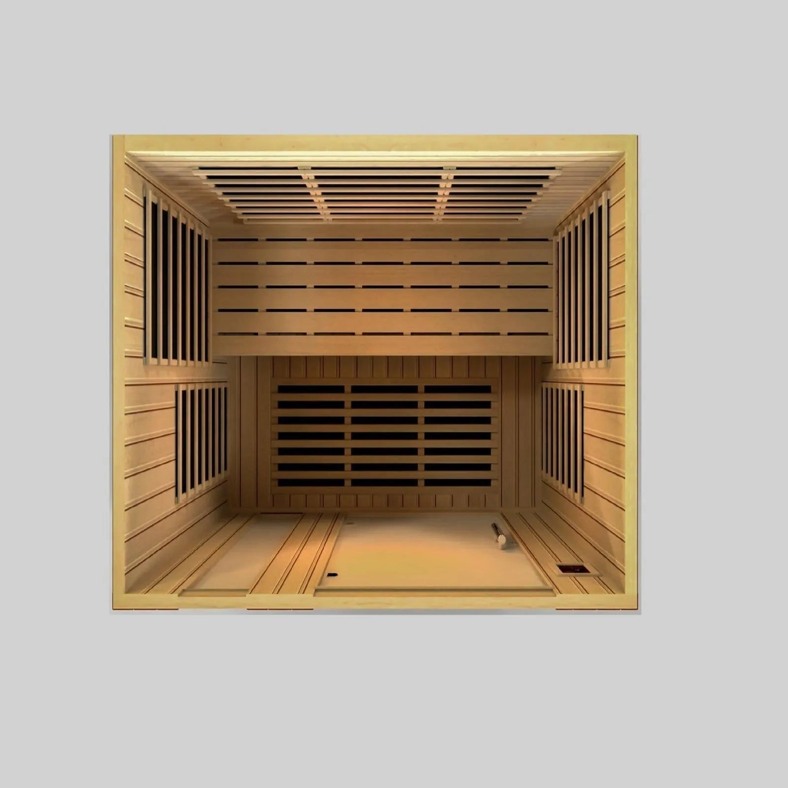 Lugano 3-Person Ultra Low EMF FAR Infrared Sauna by Dynamic