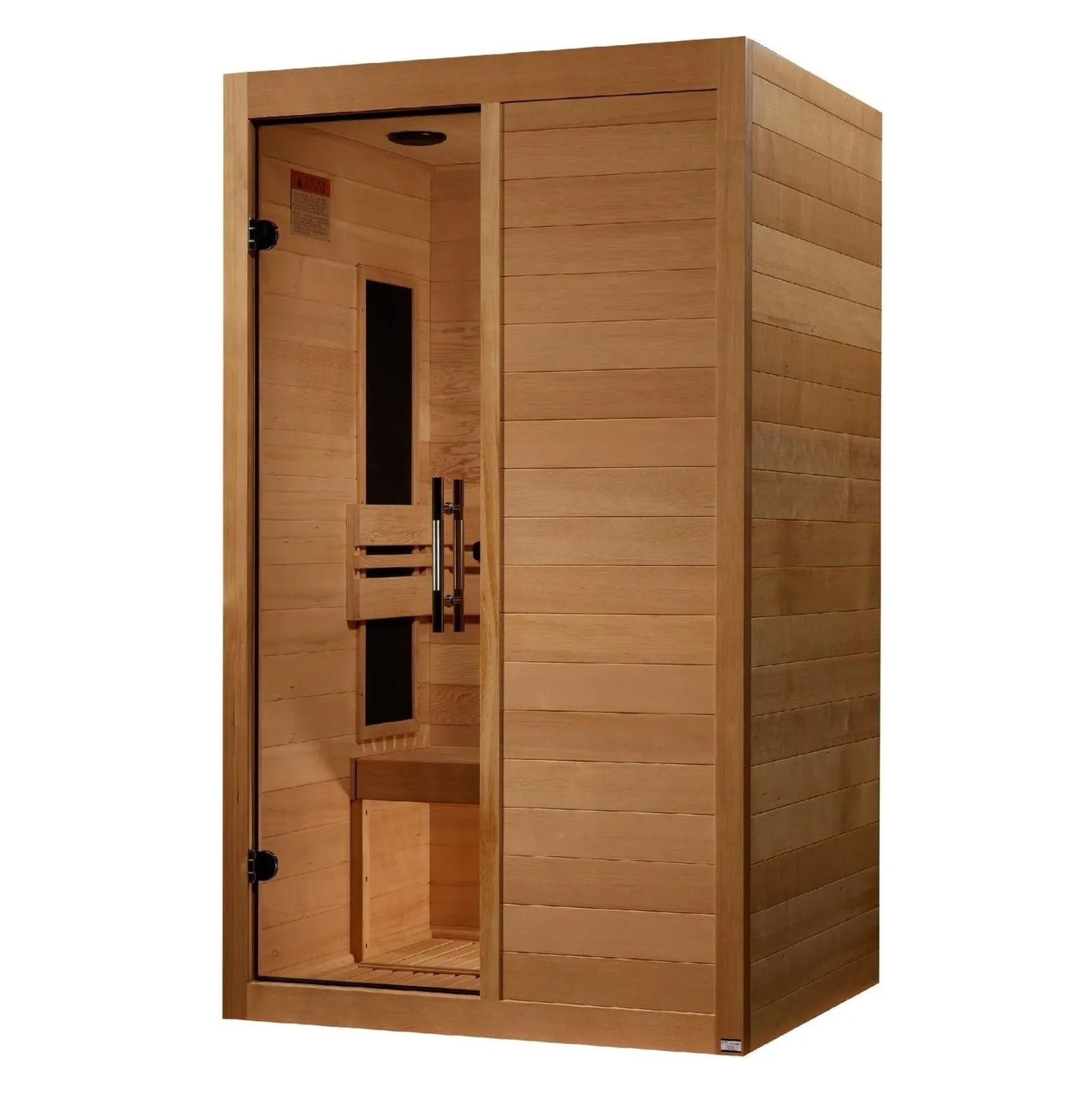 Maxxus S-Line Infrared Sauna Ultra Low EMF with Canadian Hemlock by Dynamic