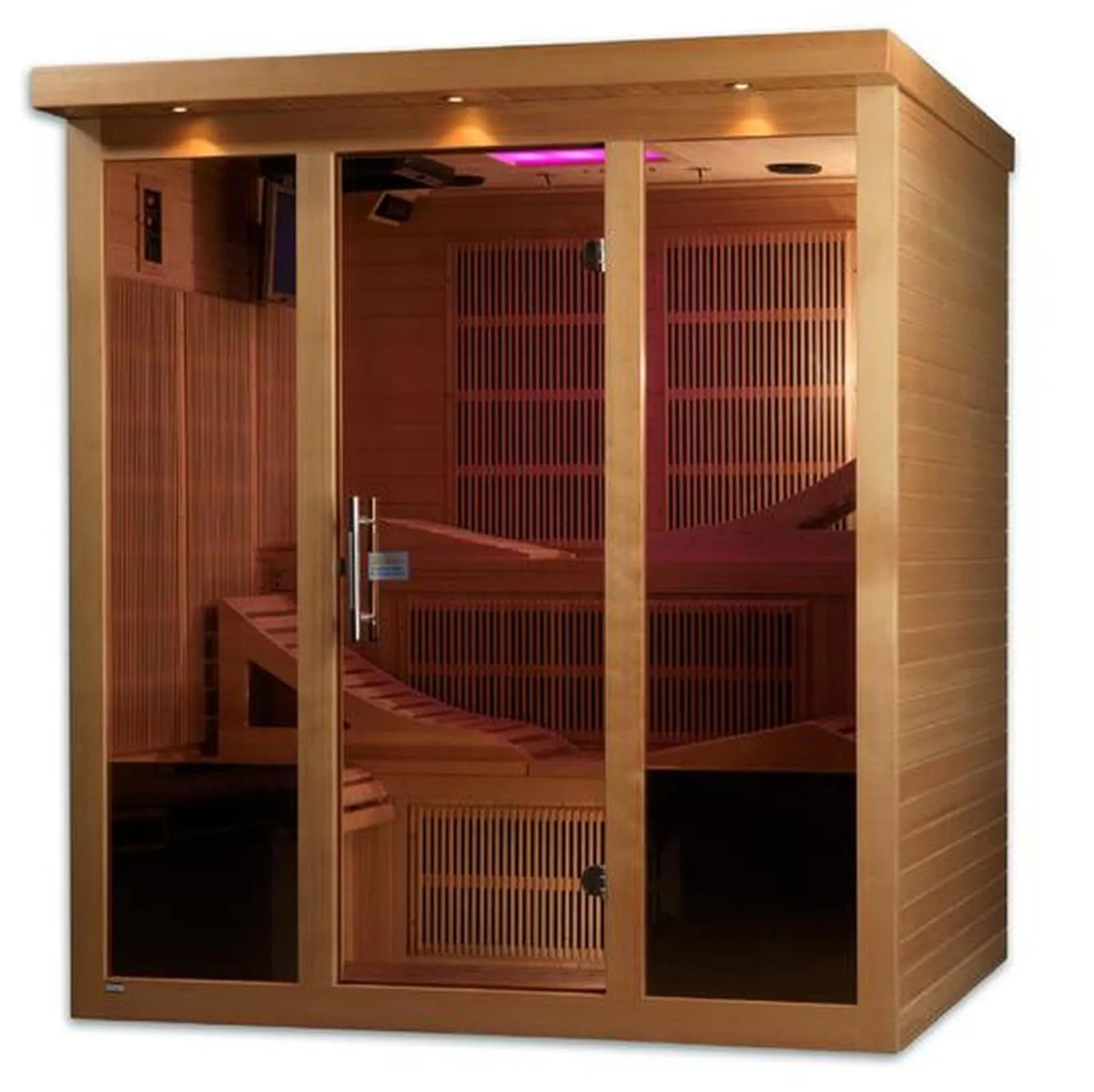 Monaco 6-Person Near Zero EMF Infrared Sauna by Dynamic