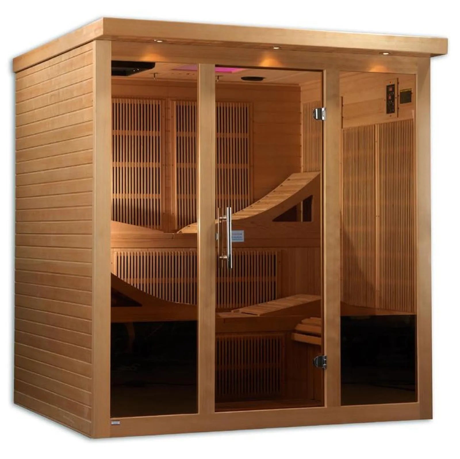 Monaco 6-Person Near Zero EMF Infrared Sauna by Dynamic
