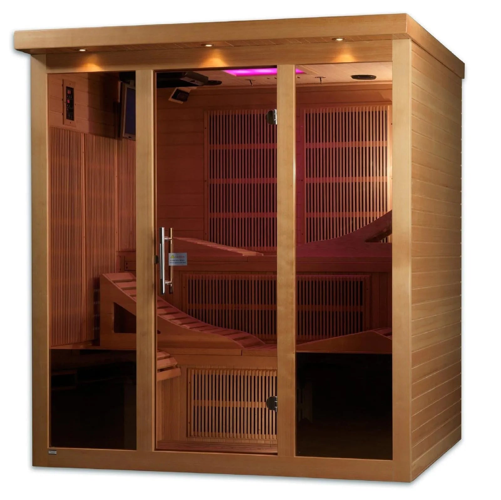 Monaco Elite 6-Person Ultra Low EMF FAR Infrared Sauna by Dynamic