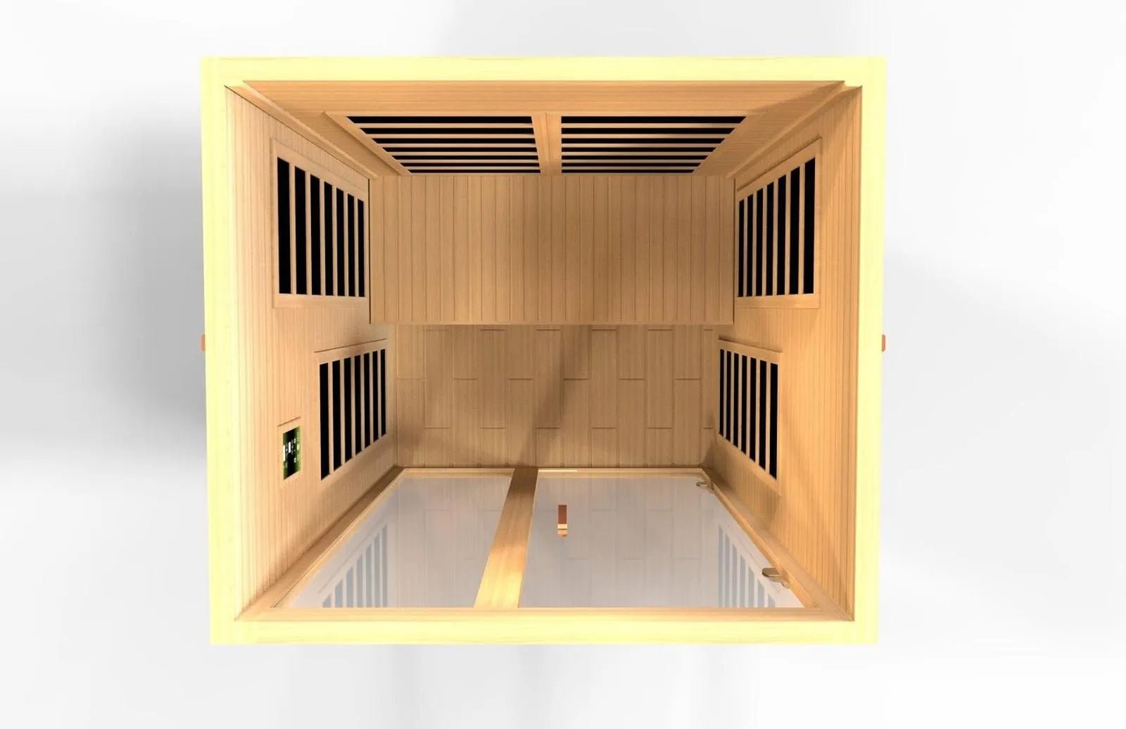 Santiago Elite 2-Person Ultra Low EMF FAR Infrared Sauna by Dynamic