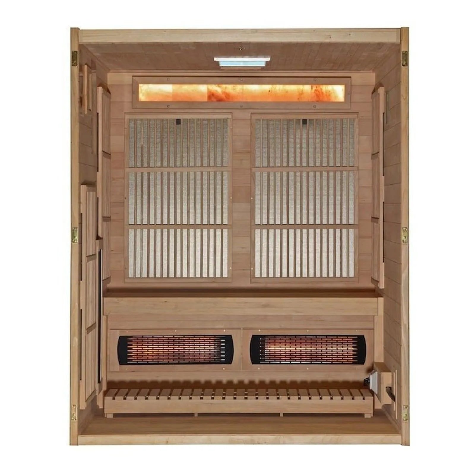 Soria 3-Person Hybrid Infrared & Steam Sauna by Dynamic