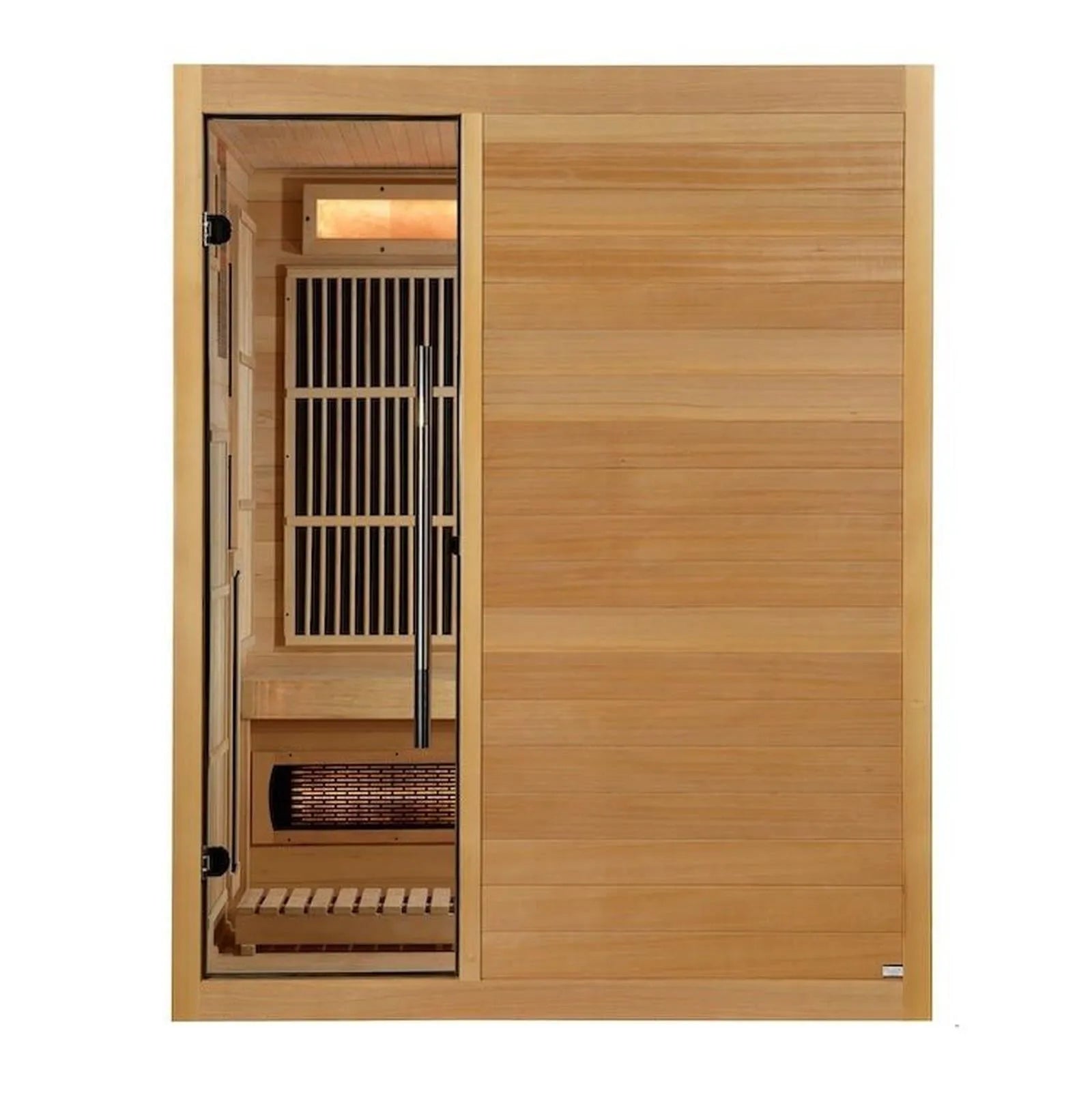 Soria 3-Person Hybrid Infrared & Steam Sauna by Dynamic