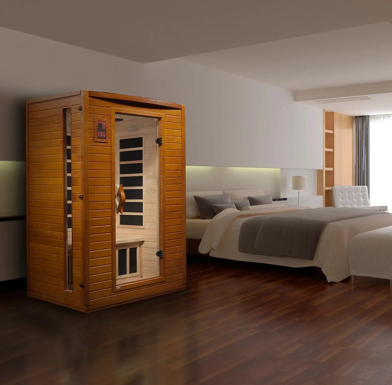 Versailles Elite 2-Person Ultra-Low EMF Far Infrared Sauna by Dynamic