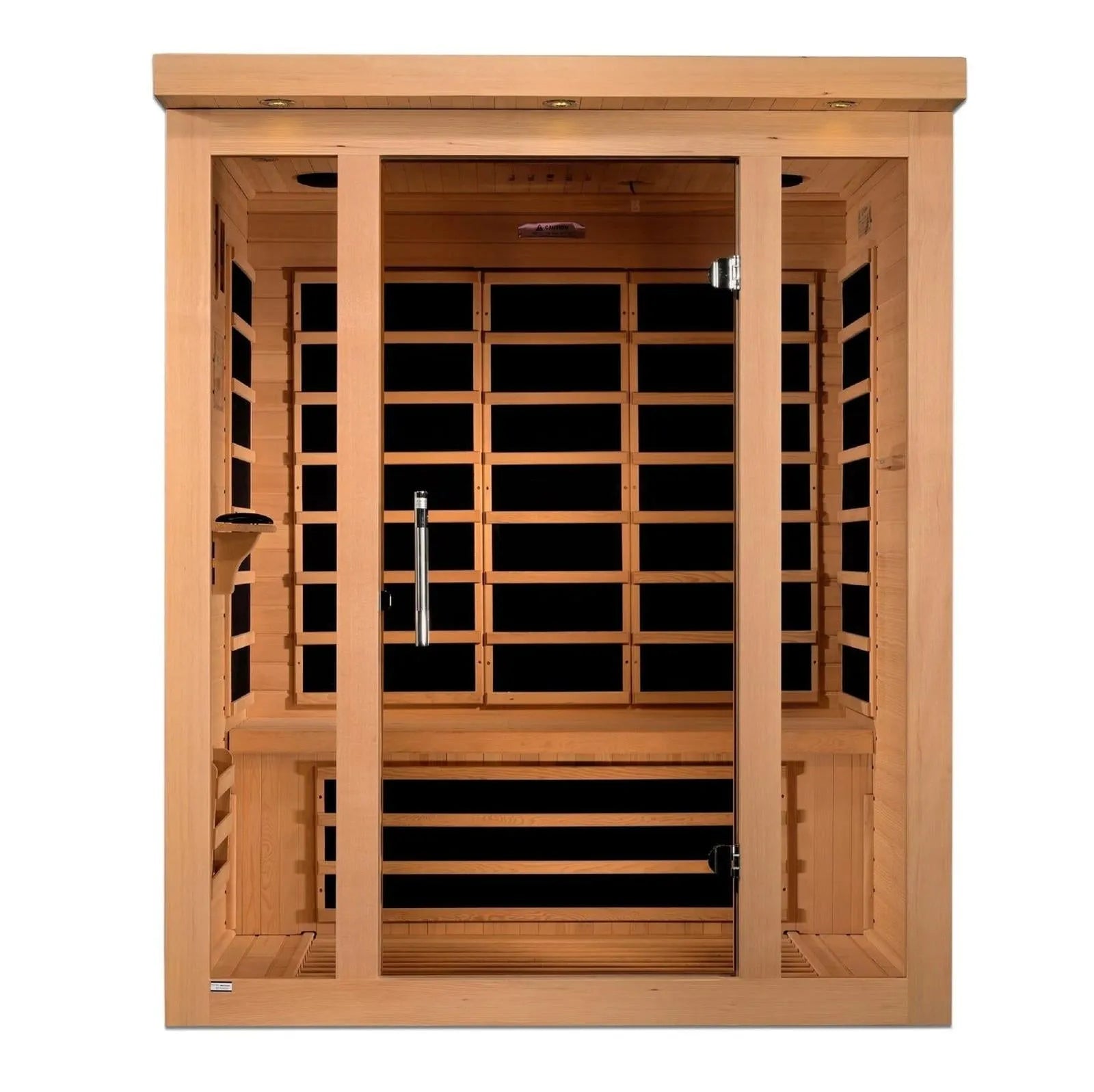 Vila 3-Person Ultra Low EMF FAR Infrared Sauna by Dynamic