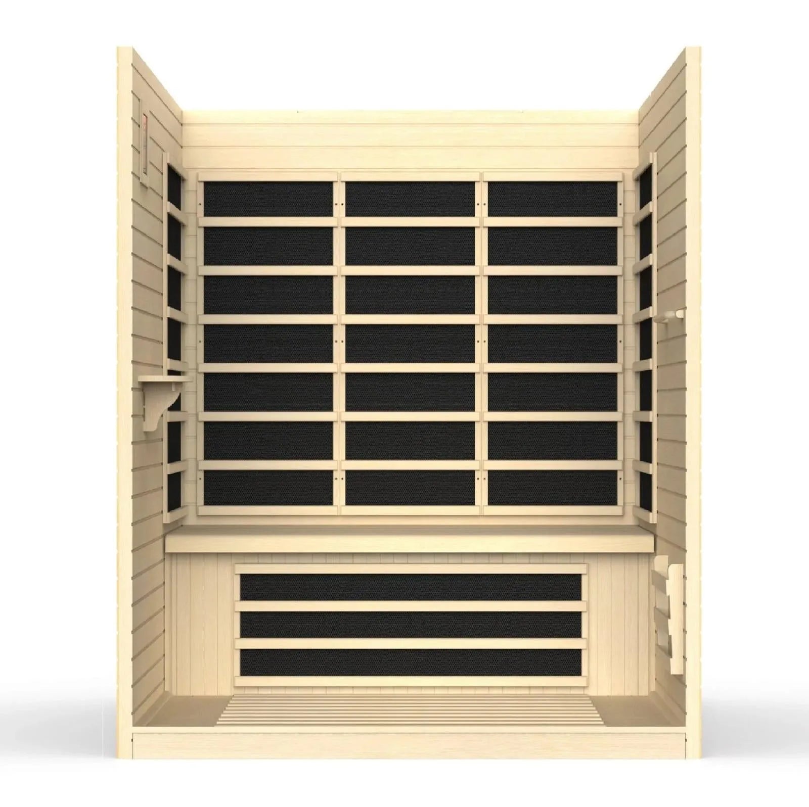 Vila 3-Person Ultra Low EMF FAR Infrared Sauna by Dynamic