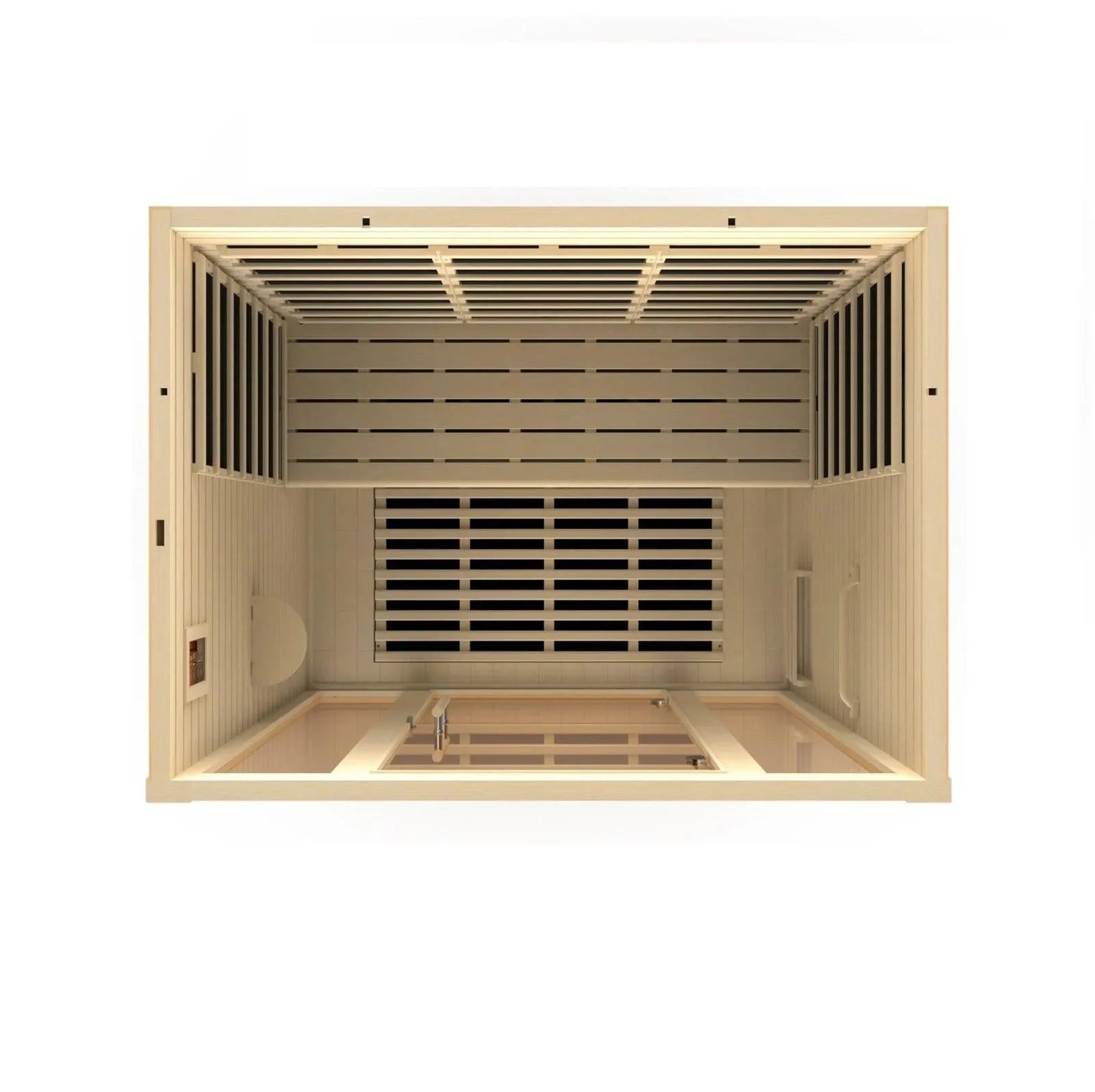 Vila 3-Person Ultra Low EMF FAR Infrared Sauna by Dynamic