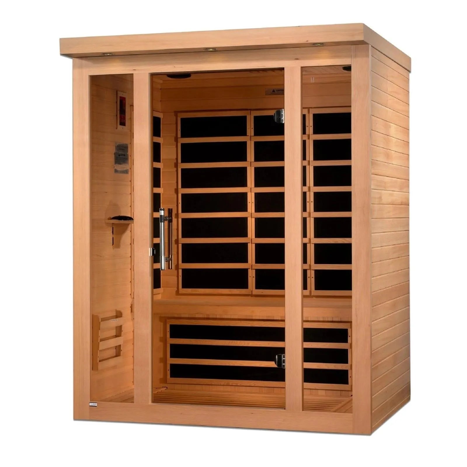 Vila 3-Person Ultra Low EMF FAR Infrared Sauna by Dynamic