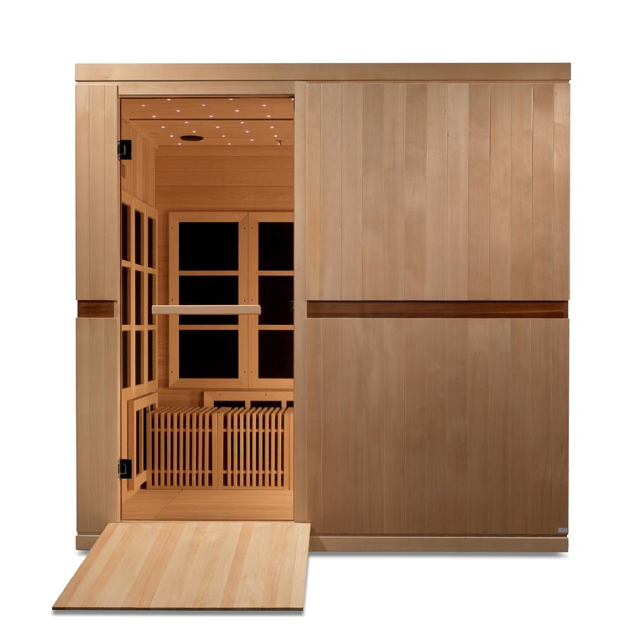 Dynamic "Catalonia" Infrared Sauna Ultra Low EMF with Hemlock Wood
