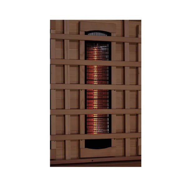 Golden Designs 8000 Reserve Series PureTech™ Full Spectrum Infrared Sauna with Himalayan Salt Bar