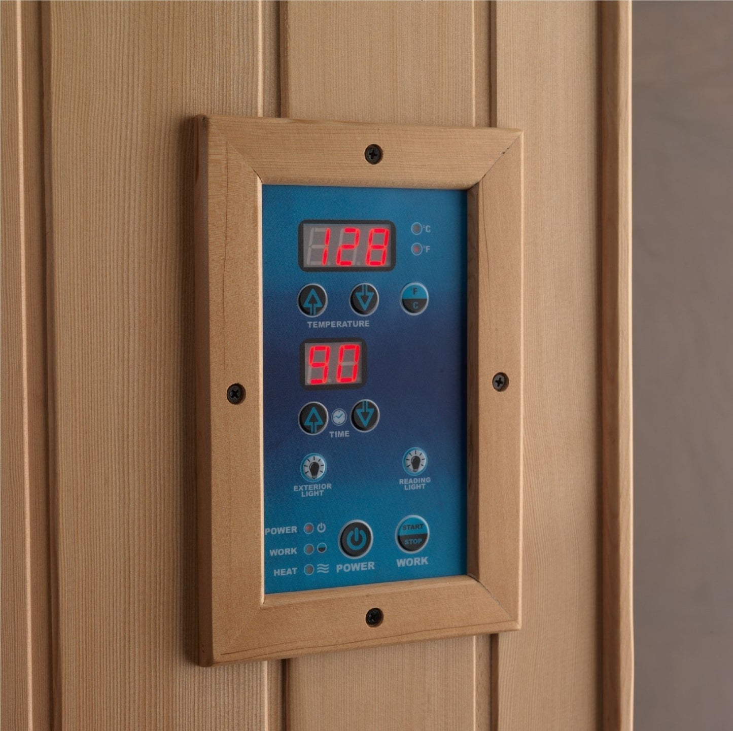 Golden Designs 8000 Reserve Series Full Spectrum Infrared Sauna with Himalayan Salt Bar