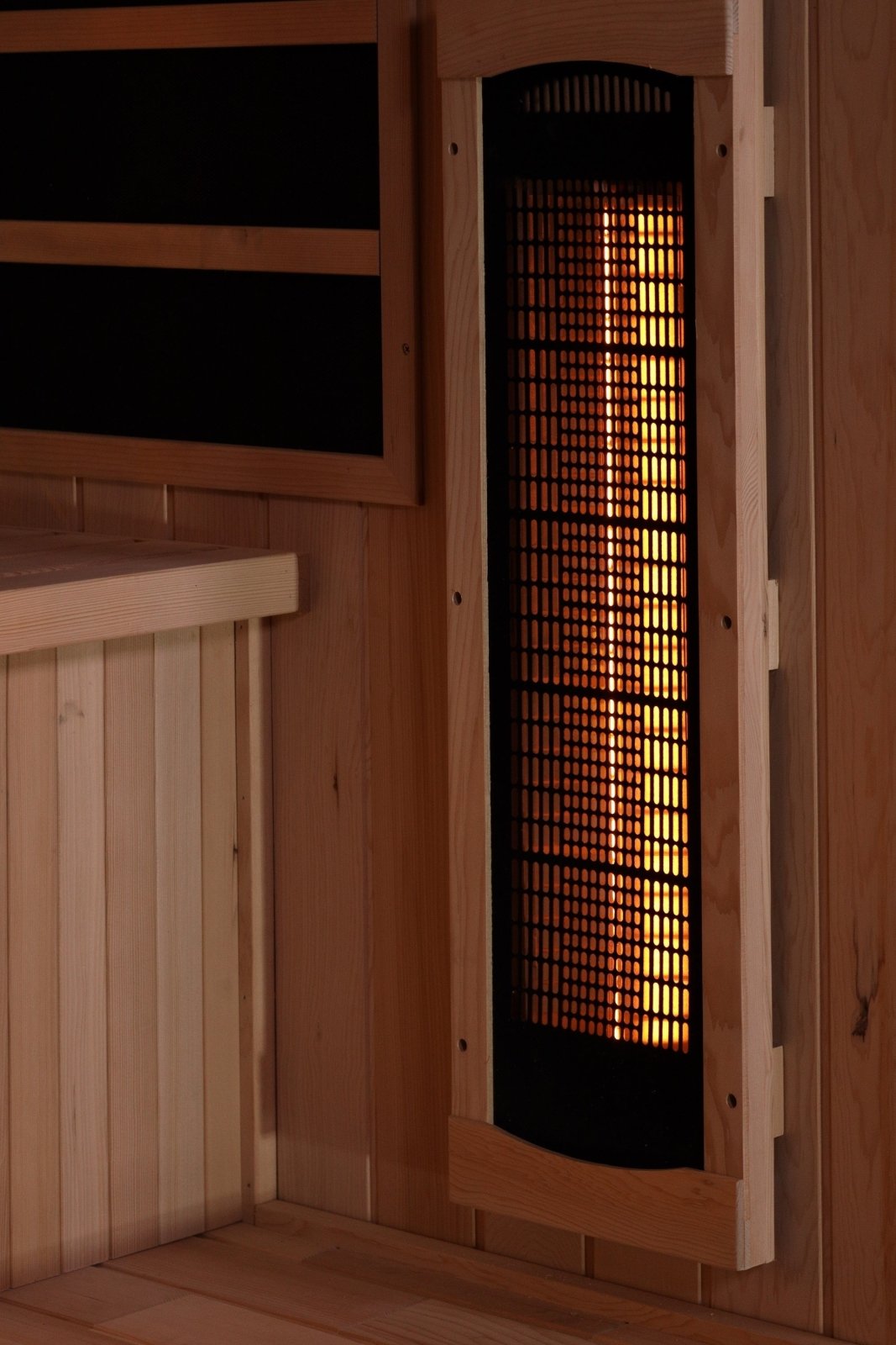 8000 Reserve Series PureTech™ Full Spectrum Infrared Sauna Near Zero EMF with Himalayan Salt Bar