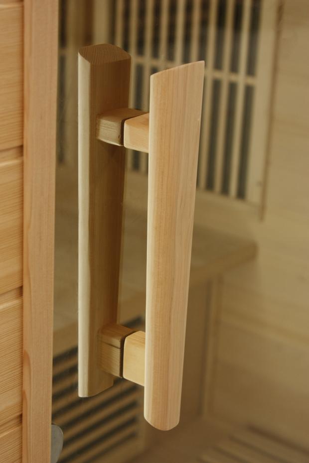 Maxxus Chaumont 3-Person Corner Near Zero EMF Red Cedar Sauna