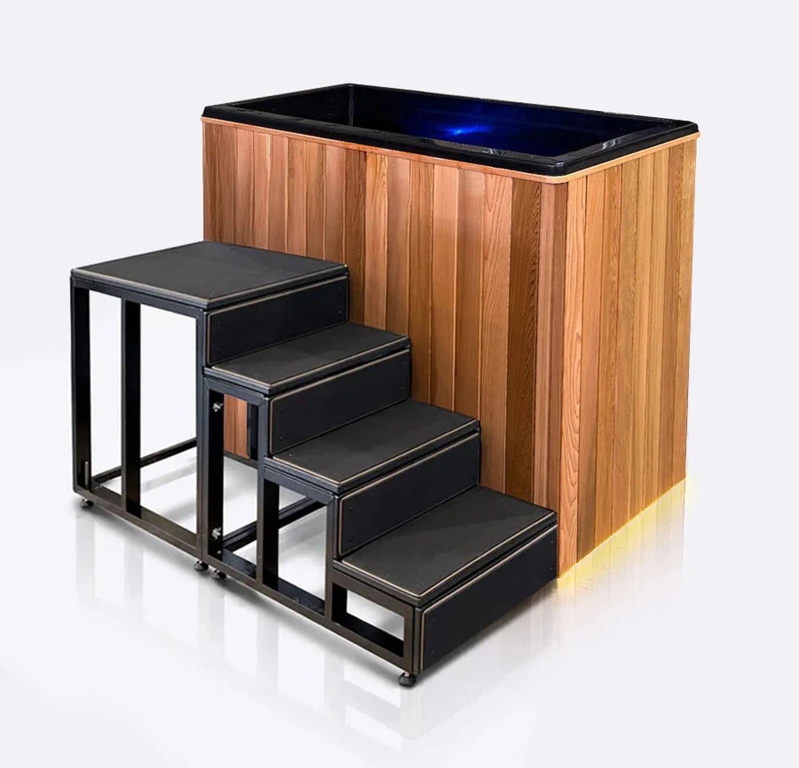 MiPod Pro Cedar | 600L Natural Timber Ice Bath by iCoolsport
