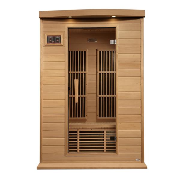 Maxxus FAR Infrared Sauna Near Zero EMF with Hemlock Wood