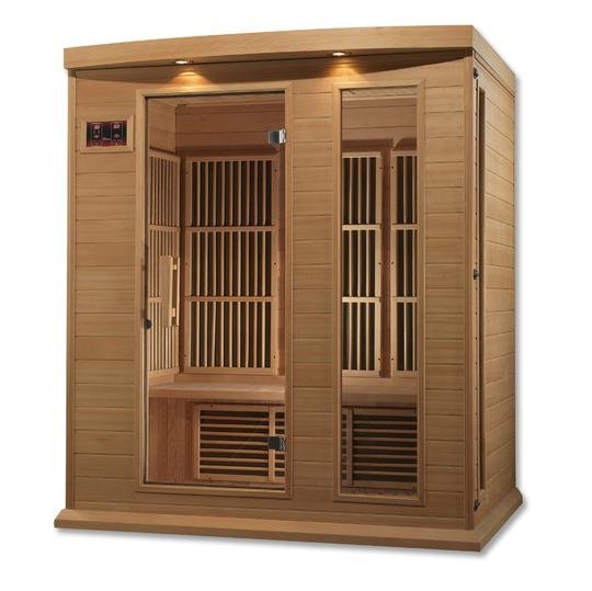 Maxxus FAR Infrared Sauna Near Zero EMF with Hemlock Wood