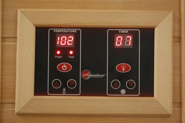 Maxxus Chaumont 3-Person Corner Near Zero EMF Red Cedar Sauna