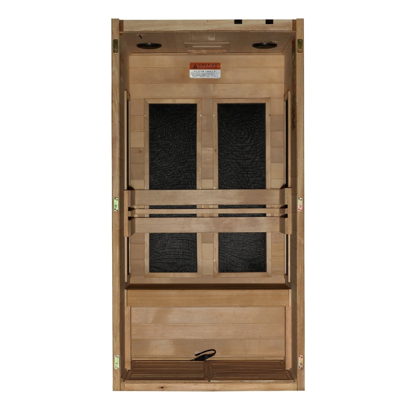 Maxxus S-Line Infrared Sauna Ultra Low EMF with Canadian Hemlock