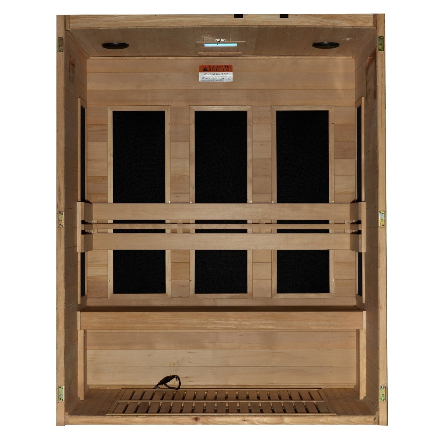 Maxxus S-Line Infrared Sauna Ultra Low EMF with Canadian Hemlock