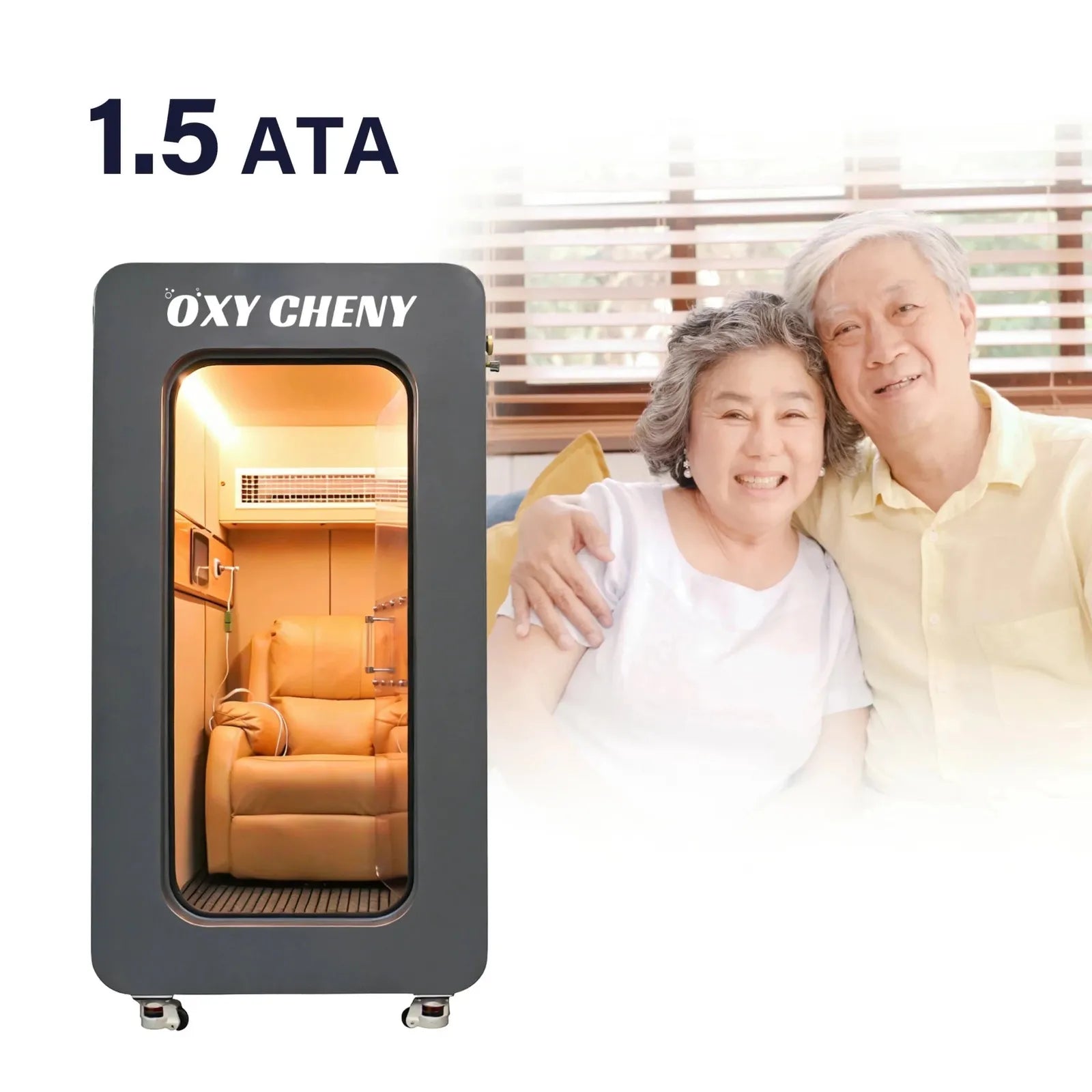 Comfortable Monoplace Hard Shell Hyperbaric Chamber-CY5 by OxyCheny