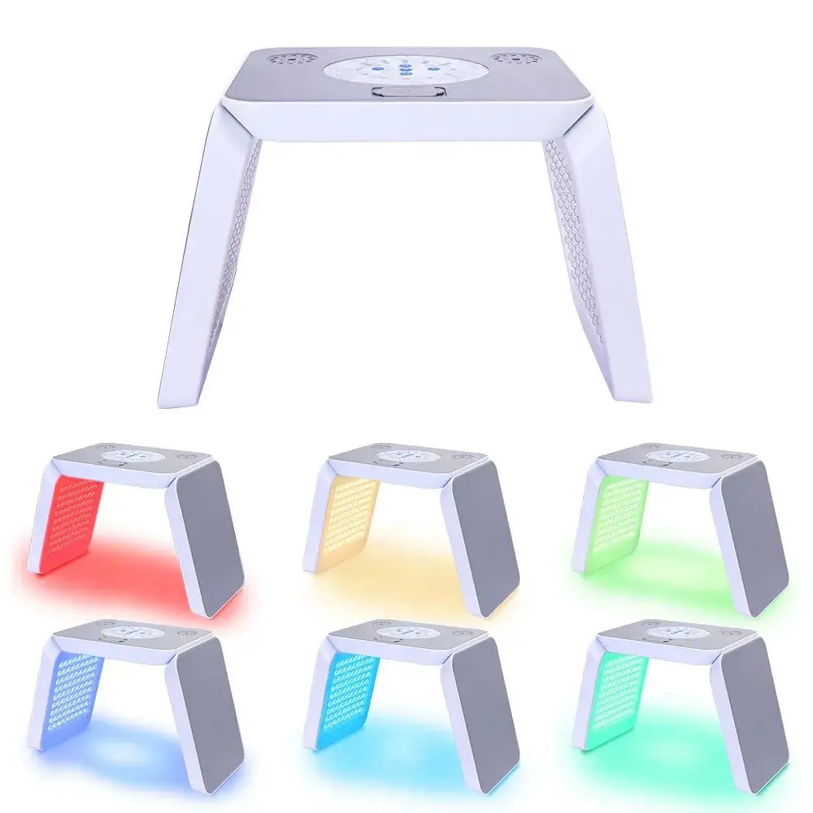 Multi-Color LED Face Light Therapy Device by Reddotled