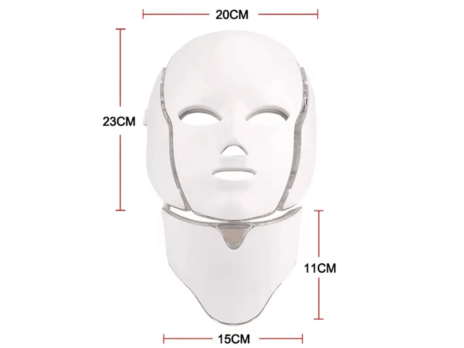 RD7 Wrap-Around Light Therapy Mask (Face & Neck) by Reddotled