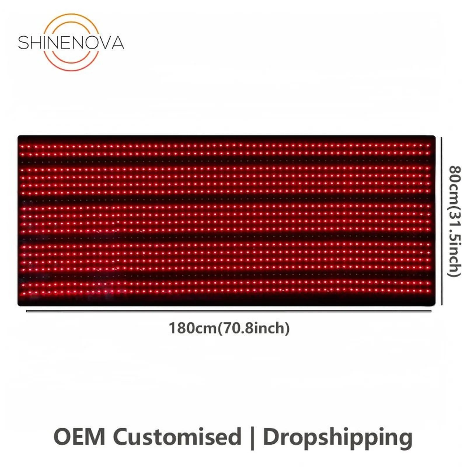 SNP1200 Red Light Therapy Full-Body Mat by ShineNova