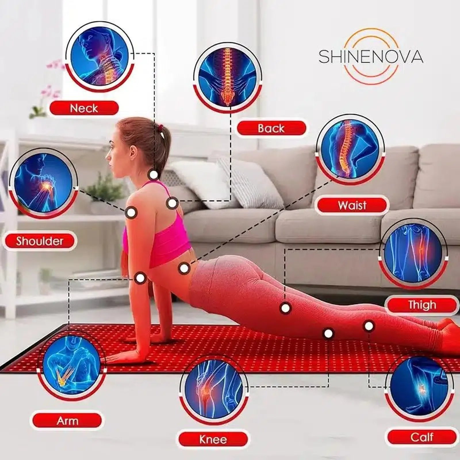 SNP1300 Red Light Therapy Blanket by ShineNova