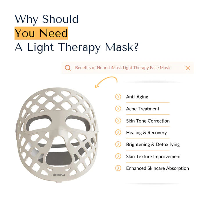 SNM9 Ultra Lightweight Hollow LED Face Mask